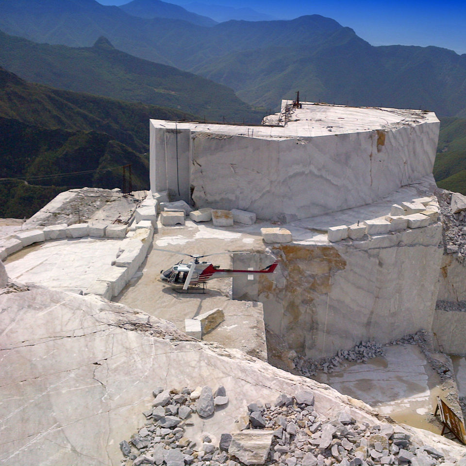 Visit of Carrara marble quarry